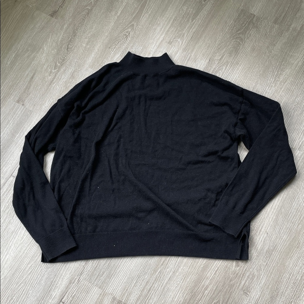 Black Turtleneck Sweater